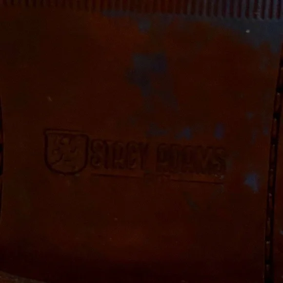 Stacy Adams Men's Rafferty Dressy Pointed Cap Toe Lace Up Brown Leather Sz 10.5 - Picture 9 of 10